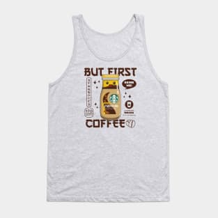 Almond Milk Mocha Iced Coffee for Coffee lovers and Starbucks Fans Tank Top